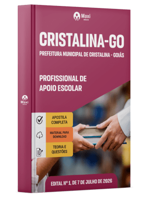 Apostila Prefeitura de Cristalina - GO 2026 - Profissional de Apoio Escolar