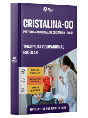 Apostila Prefeitura de Cristalina - GO 2026 - Terapeuta Ocupacional Escolar