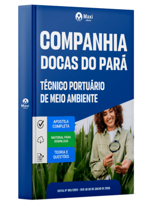 Apostila CDP-PA 2026 - Técnico Portuário de Meio Ambiente