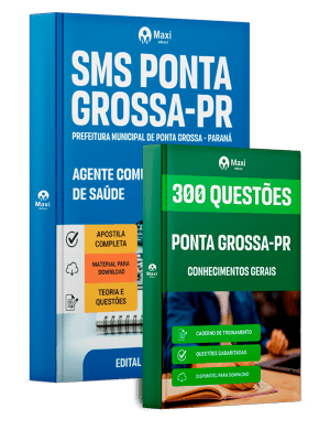 Combo Prefeitura de Ponta Grossa-PR 2026 - Agente Comunitário de Saúde