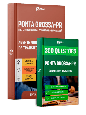 Combo Prefeitura de Ponta Grossa-PR 2026 - Agente Municipal de Trânsito II