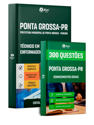Combo Prefeitura de Ponta Grossa-PR 2026 - Técnico em Enfermagem