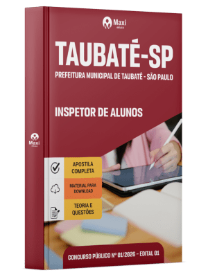 Apostila Prefeitura de Taubaté-SP 2026 - Inspetor de Alunos