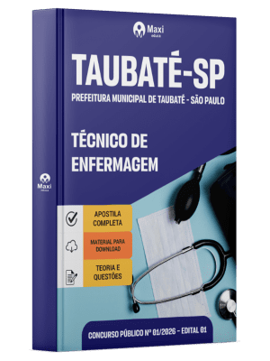 Apostila Prefeitura de Taubaté-SP 2026 - Técnico de Enfermagem