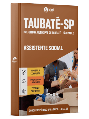 Apostila Prefeitura de Taubaté-SP 2026 - Assistente Social