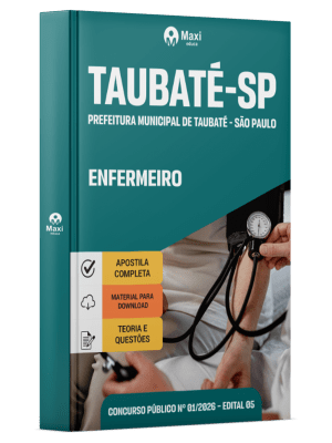 Apostila Prefeitura de Taubaté-SP 2026 - Enfermeiro