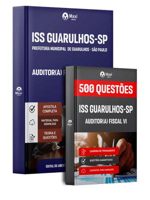 Combo ISS Guarulhos - SP 2026 - Auditor(a) Fiscal VI