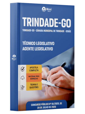 Apostila Câmara de Trindade-GO 2026 - Técnico Legislativo - Agente Legislativo