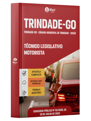 Apostila Câmara de Trindade-GO 2026 - Técnico Legislativo - Motorista