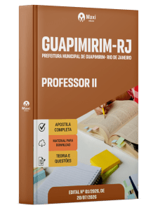 Apostila Prefeitura de Guapimirim-RJ 2026 em PDF - Professor II