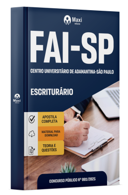 Apostila FAI 2025 - Escriturário
