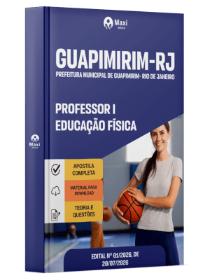 Apostila Prefeitura de Guapimirim-RJ 2026 - Professor I - Educação Física