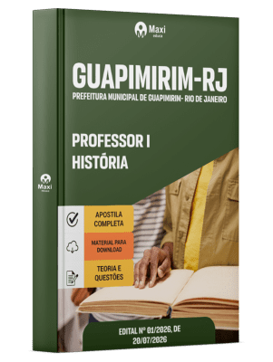 Apostila Prefeitura de Guapimirim-RJ 2026 - Professor I - História