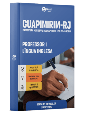Apostila Prefeitura de Guapimirim-RJ 2026 - Professor I - Língua Inglesa