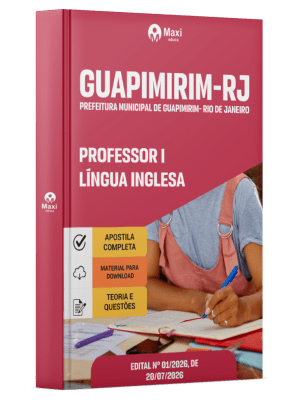 Apostila Prefeitura de Guapimirim-RJ 2026 - Professor I - Língua Portuguesa