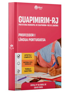 Apostila Prefeitura de Guapimirim-RJ 2026 em PDF - Professor I - Língua Portuguesa