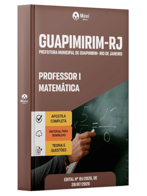 Apostila Prefeitura de Guapimirim-RJ 2026 - Professor I - Matemática