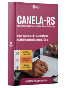 Apostila Prefeitura de Canela-RS 2026 - Profissional do Magistério com Habilitação em História