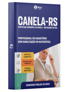 Apostila Prefeitura de Canela-RS 2026 - Profissional do Magistério com Habilitação em Matemática