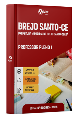 Apostila Prefeitura de Brejo Santo-CE 2024 - Professor Pleno I