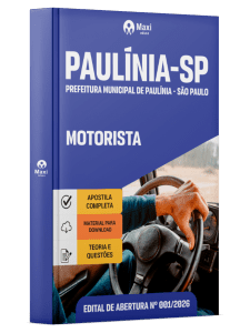 Apostila Prefeitura de Paulínia - SP 2026 - Motorista