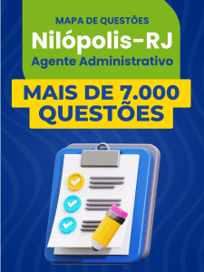 Mapa de Questões Online - Câmara de Nilópolis-RJ - Agente Administrativo -7 Mil Questões