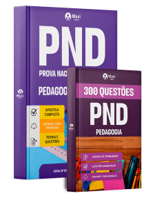 Combo PND - Prova Nacional Docente 2026 - Pedagogia (Apostila + Caderno)