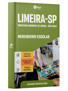 Apostila Concurso Pref Limeira-SP 2026 - Merendeiro
