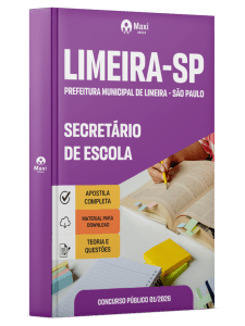 Apostila Prefeitura de Limeira - SP 2026 - Secretário de Escola