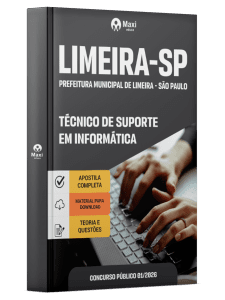 Apostila Prefeitura de Limeira - SP 2026 - Técnico de Suporte em Informática