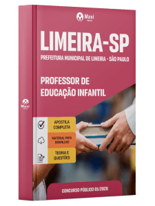Apostila Prefeitura de Limeira - SP 2026 - Professor de Educação Infantil