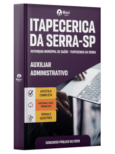 Apostila AMS Itapecerica 2026 - Auxiliar Administrativo