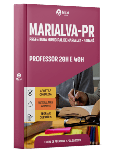 Apostila Prefeitura de Marialva-PR 2026 em PDF - Professor 20h e 40h