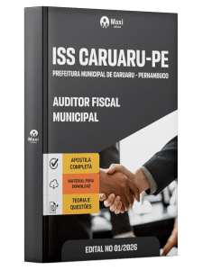 Apostila Prefeitura de Caruaru - PE 2026 - Auditor Fiscal Municipal