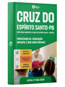 Apostila Prefeitura de Cruz do Espírito Santo-PB 2026 - Professor da Educação Infantil e dos Anos Iniciais