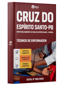 Apostila Prefeitura de Cruz do Espírito Santo-PB 2026 - Técnico de Enfermagem
