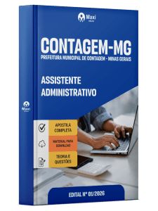 Apostila Prefeitura de Contagem - MG 2026 - Assistente Administrativo