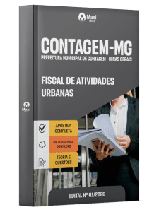 Apostila Prefeitura de Contagem - MG 2026 - Fiscal de Atividades Urbanas