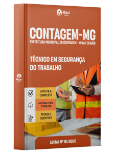 Apostila Prefeitura de Contagem - MG 2026 - Técnico em Segurança do Trabalho