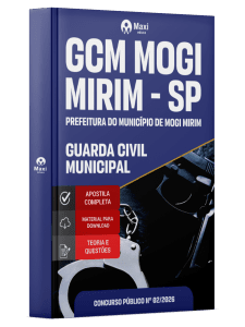 Apostila Prefeitura de Mogi Mirim-SP 2026 - Guarda Civil Municipal