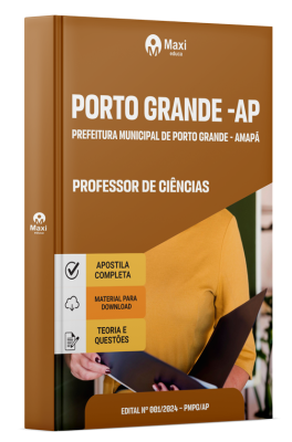 Apostila Prefeitura de Porto Grande - AP - 2025 - Professor de Ciências