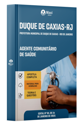 ApostilaPrefeitura de Caxias - RJ 2025 - Agente Comunitário de Saúde