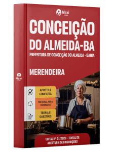Apostila Prefeitura de Conceição do Almeida-BA 2026 - Merendeira