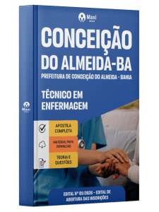 Apostila Prefeitura de Conceição do Almeida-BA 2026 - Técnico em Enfermagem