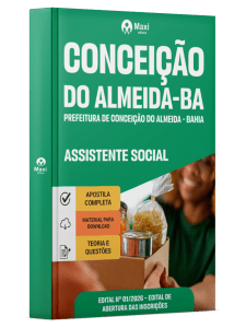 Apostila Prefeitura de Conceição do Almeida-BA 2026 - Assistente Social