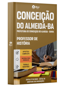 Apostila Prefeitura de Conceição do Almeida-BA 2026 - Professor de História