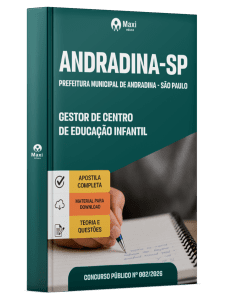 Apostila Prefeitura de Andradina-SP 2026 - Gestor de Centro de Educação Infantil