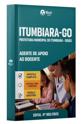 Apostila Prefeitura de Itumbiara - GO 2025 - Agente de Apoio ao Docente