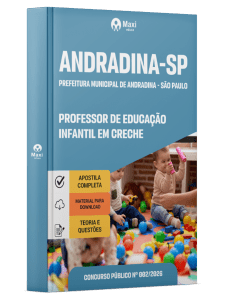 Apostila Prefeitura de Andradina-SP 2026 - Professor de Educação Infantil em Creche