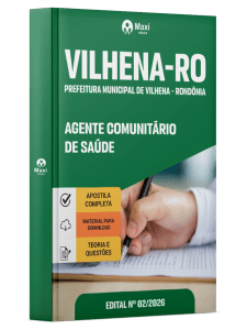 Apostila Prefeitura de Vilhena-RO 2026 - Agente Comunitário de Saúde (ACS)